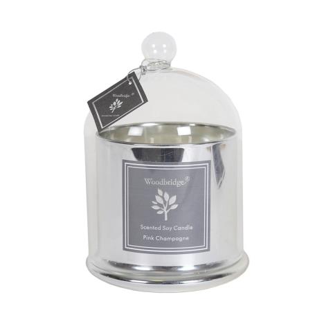 Woodbridge Pink Champagne Large Bell Jar Candle